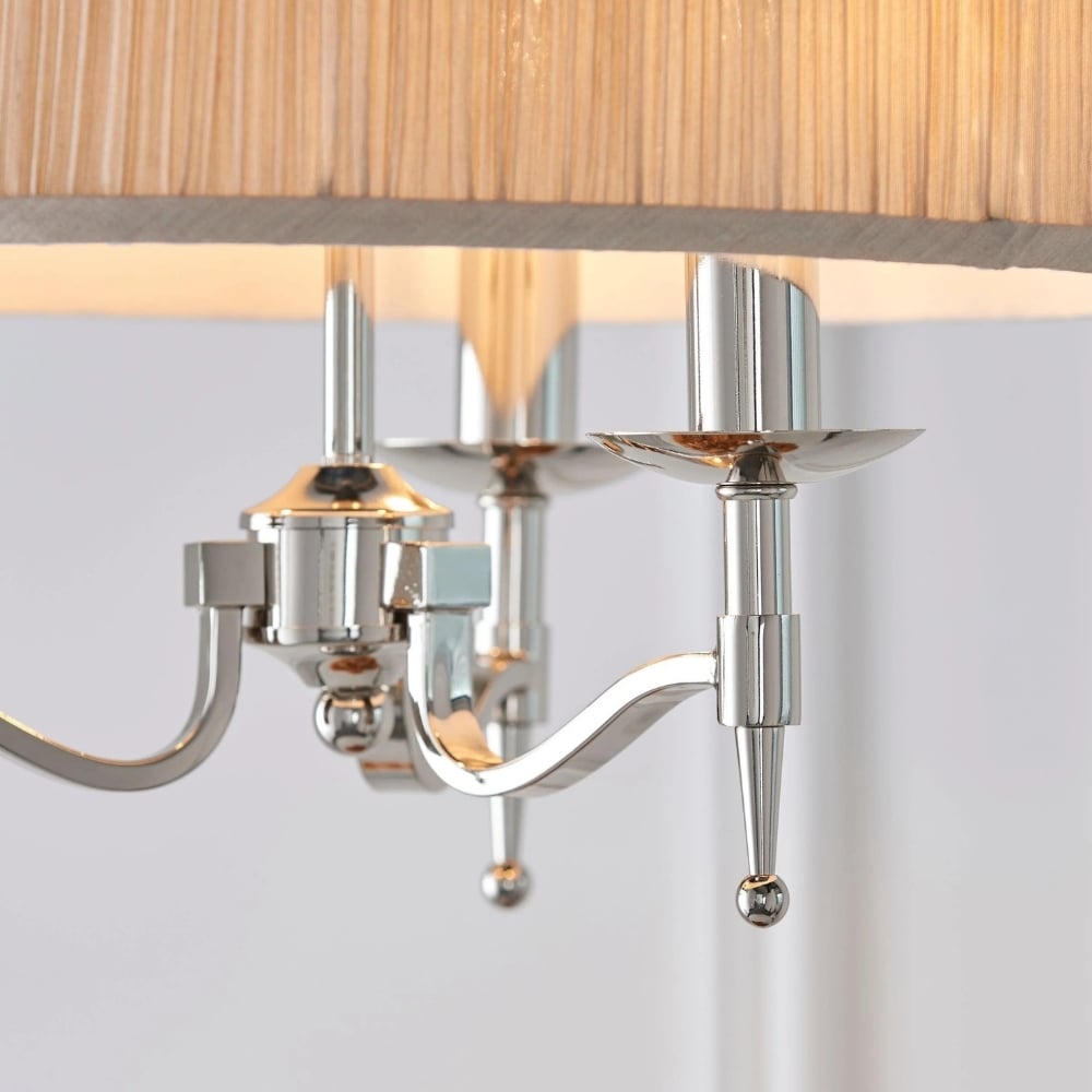 Tela 3-Light Pendant Lamp - Elegant Multi Arm Hanging Light for Living & Dining Spaces