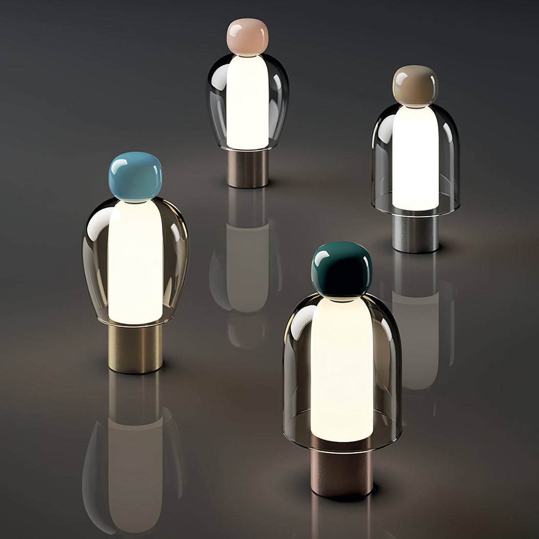 Tischlampe – Tragbare wiederaufladbare Lampe für den Einsatz im Wohnzimmer und Schlafzimmer