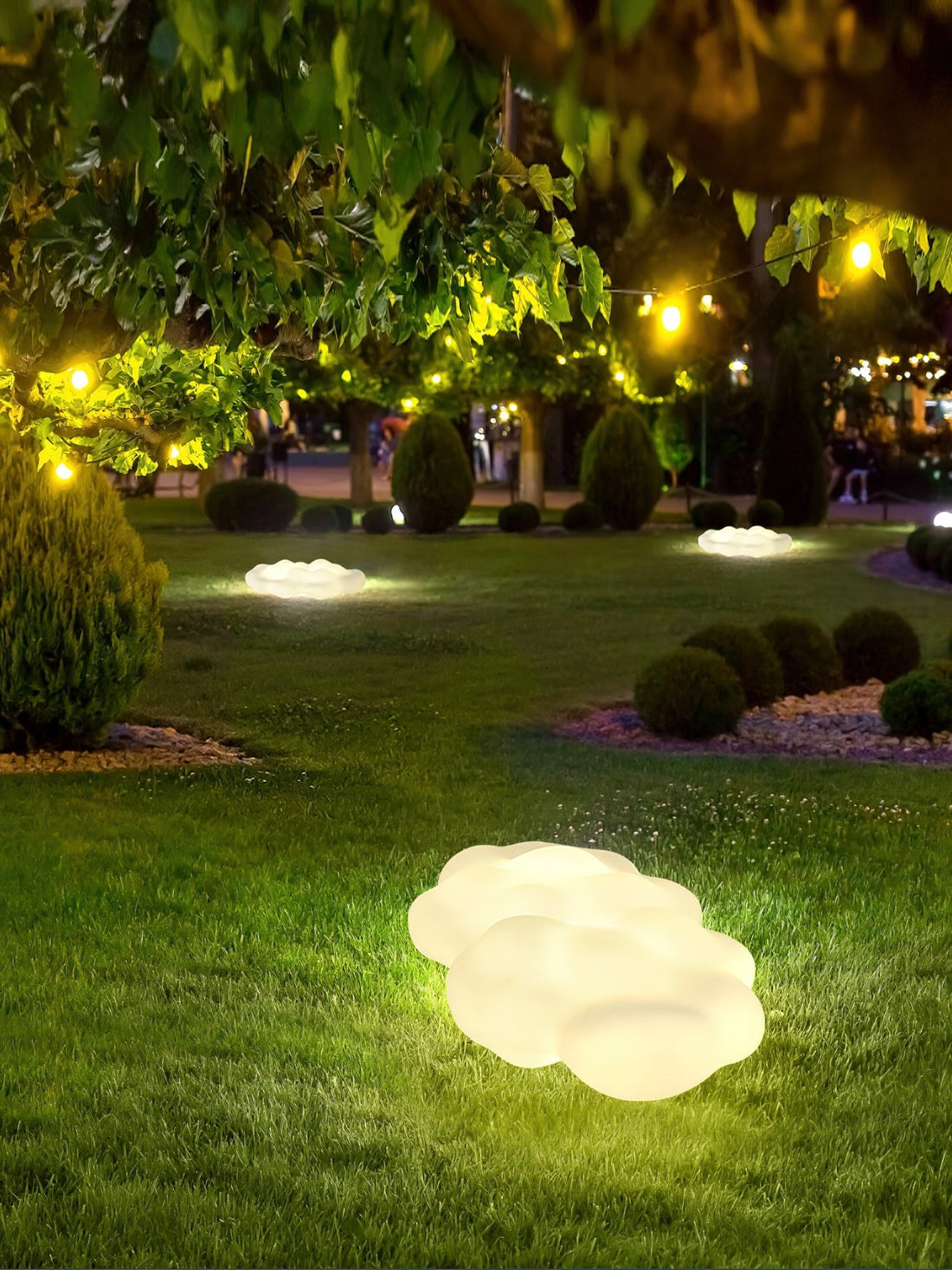 Cloud Outdoor Floor Light - Weatherproof Sleek Patio Garden Lighting
