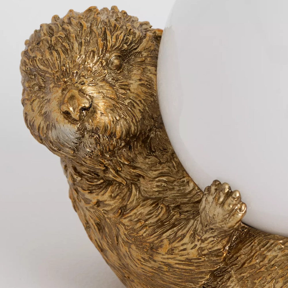 Pawdia Einzigartige Tischlampe – Dekorative Nachttischlampe aus Stoff mit Tiermotiv