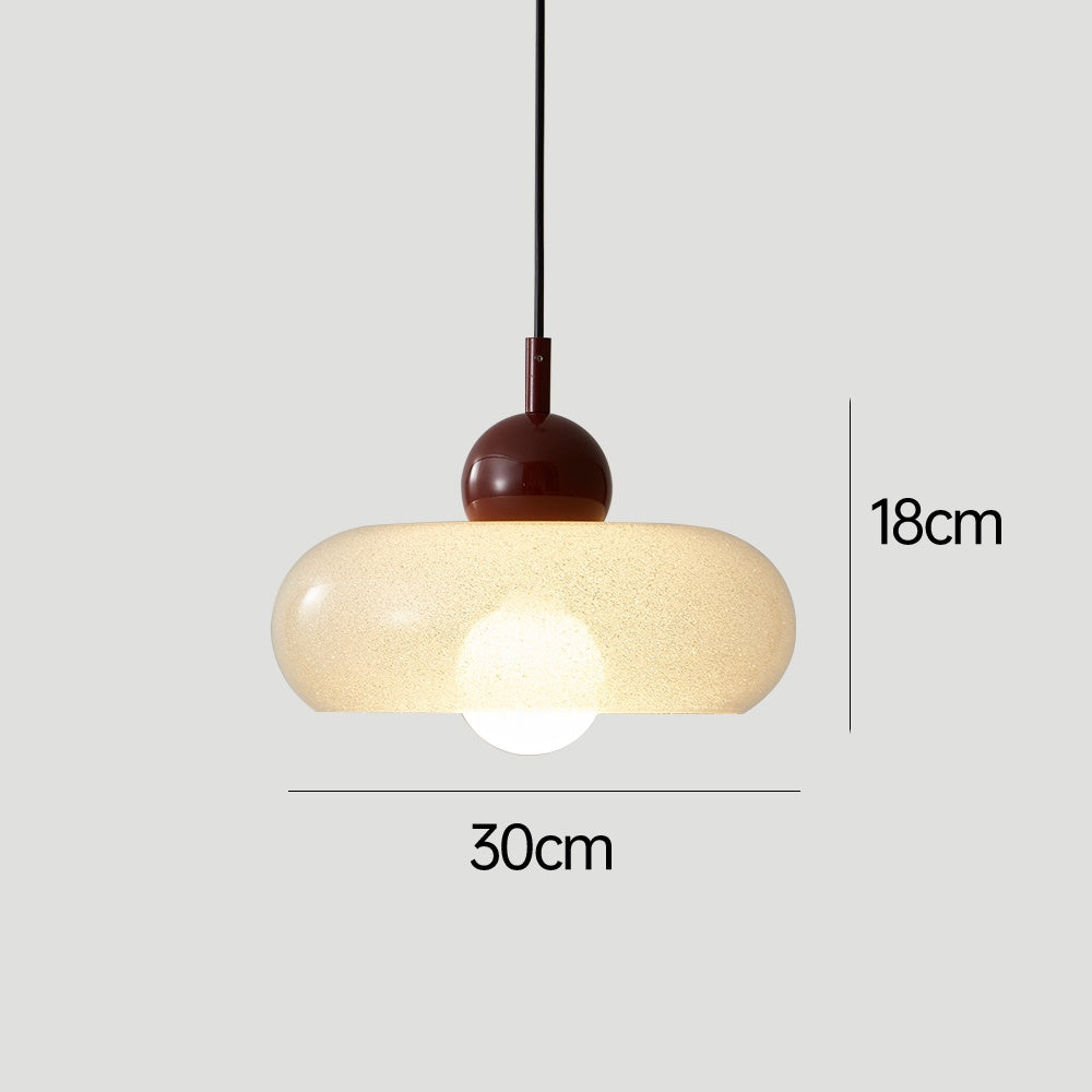 Nordic Pendant Light - Minimalist Transparent Glass Living Room