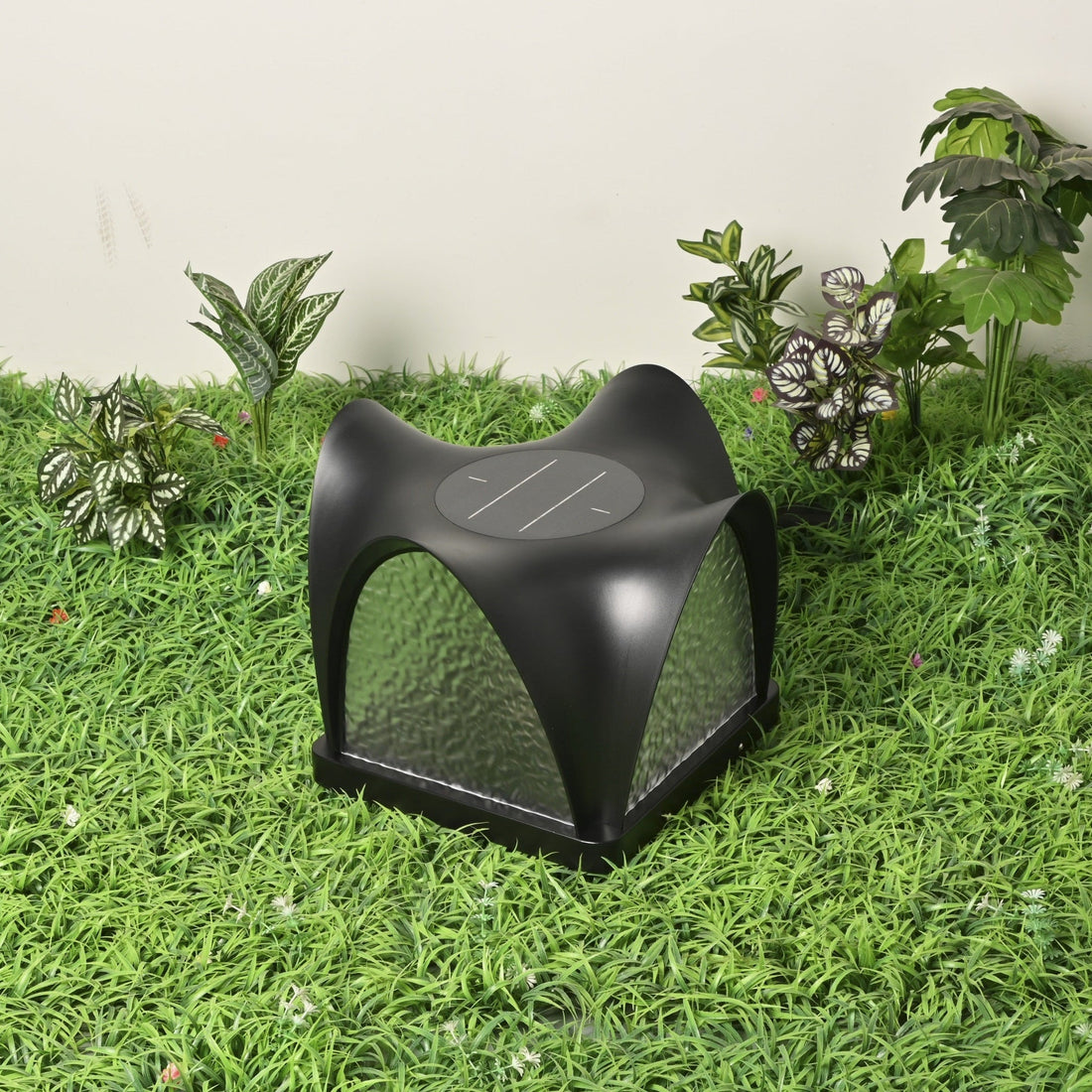 Solar Außenlampe - LED Gartenlaterne für Patio, Gehweg &amp; Terrasse