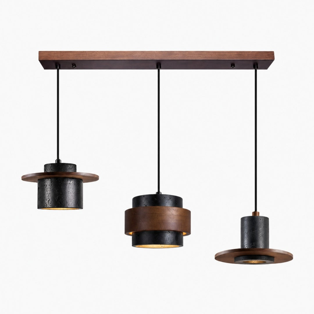 Black and Walnut · Mixed · 3 Heads · Linear