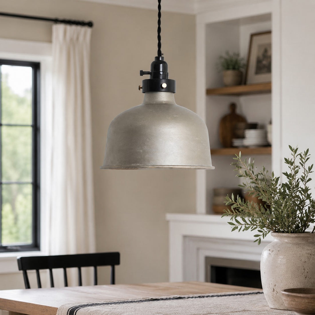 Hand-Rusted Nordic Farmhouse Pendant Light Fixture