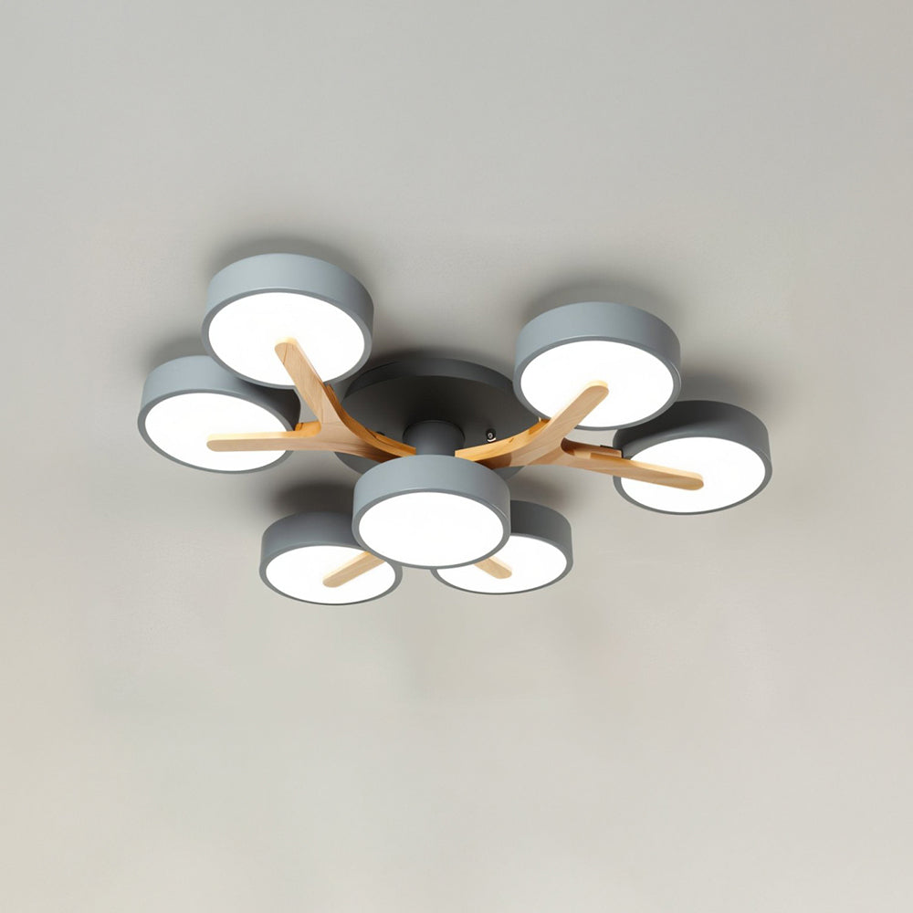 Contemporary Luxurious Ceiling Light - Acrylic Fixture for Living Room