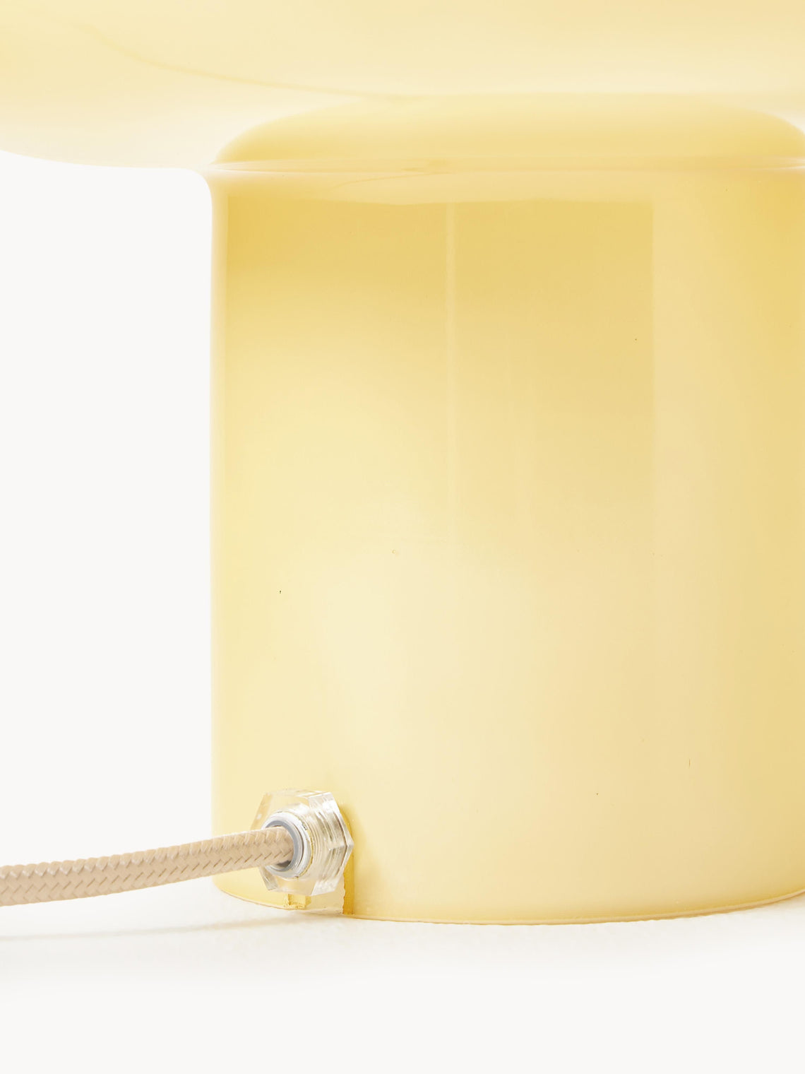 Orra Kleine Opal-Tischlampe - Pilzglaslampe fürs Wohnzimmer