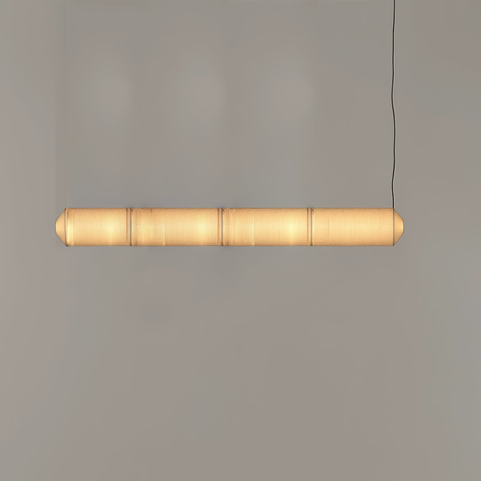 Mulberry Silk Pendant Lamp - Warm LED Lighting for Living Rooms