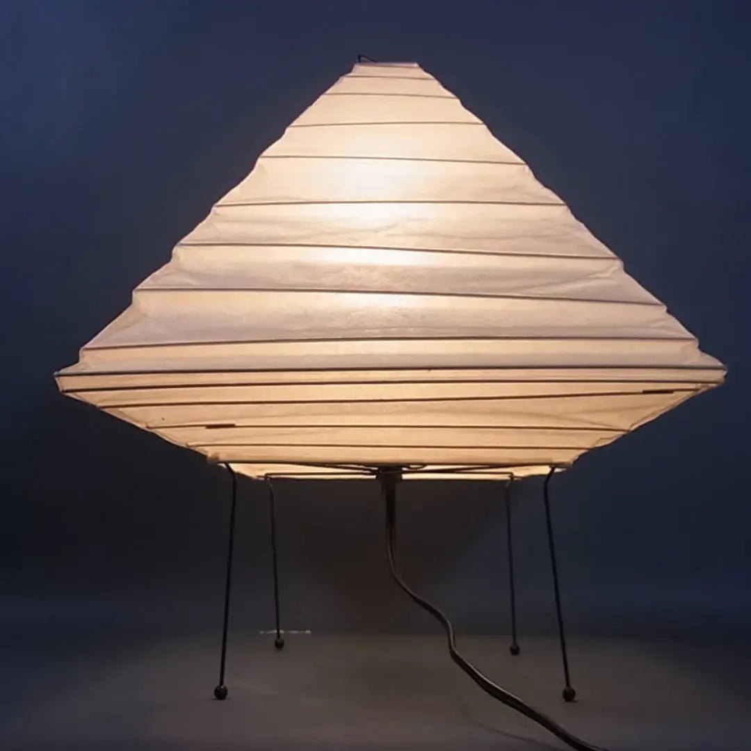 Simplicity Papier-Tischlampe – Japanische Bastelpapierlampe für den Eingangsbereich