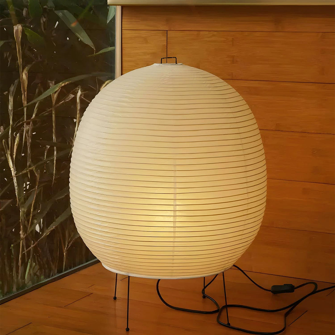 Tischlampe aus Reispapier – Sanftes Umgebungslicht für moderne Innenräume