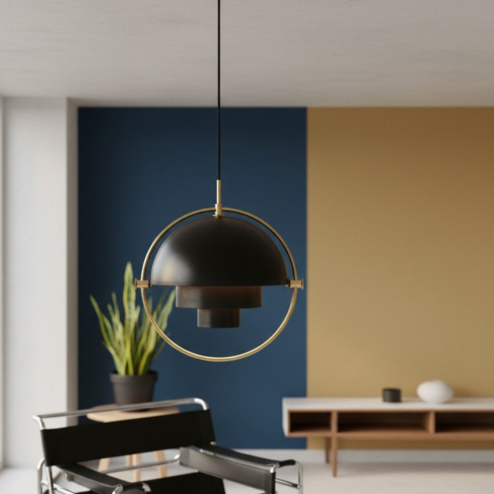 Multiva Sculptural Pendant Light – Adjustable Chandelier in Danish Modern Style for Dining Areas N18