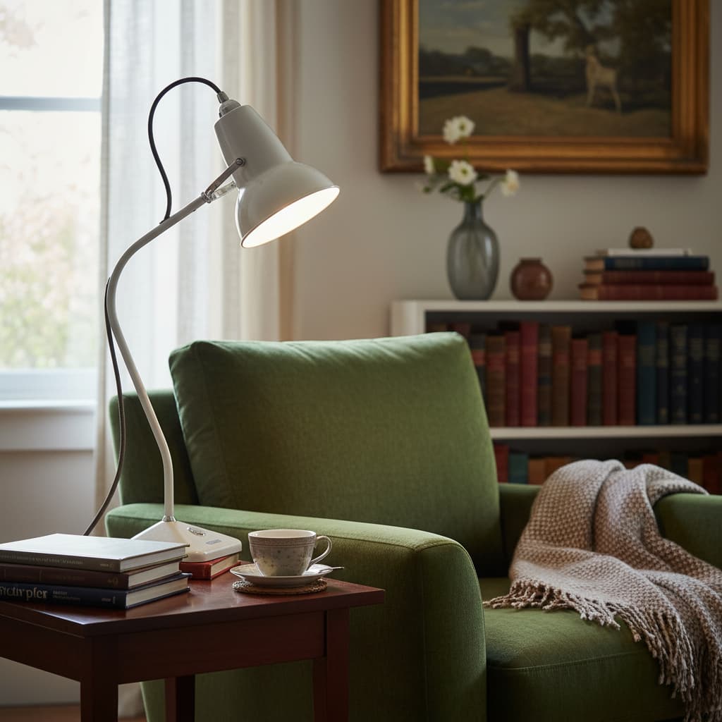 Modryx Mini Table Lamp – Pyramid Base Classic Heritage Design for Home