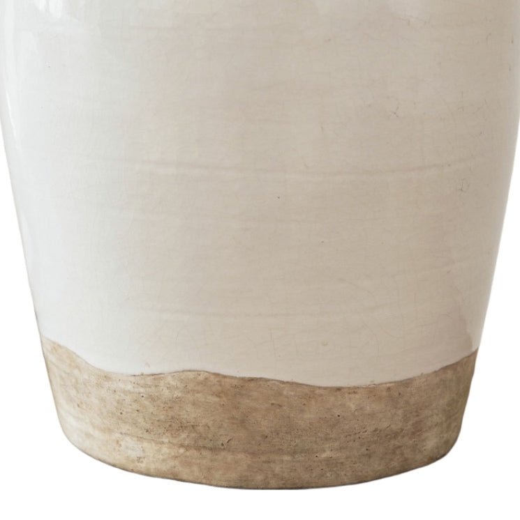 Mello Contemporary Table Lamp - Textured Ceramic Base for Living Room and Office
