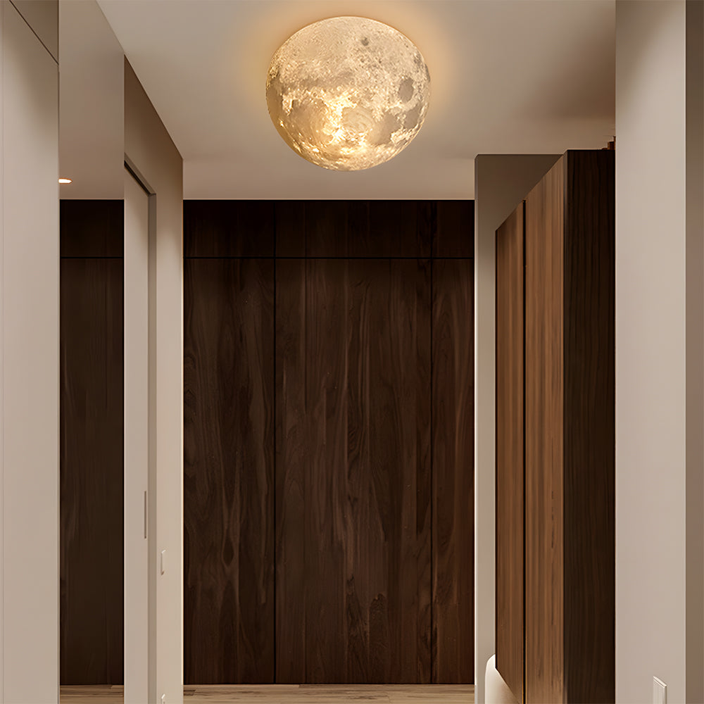 Moon Globe Wall Light - Art Decor Hallway Sconce Outdoor