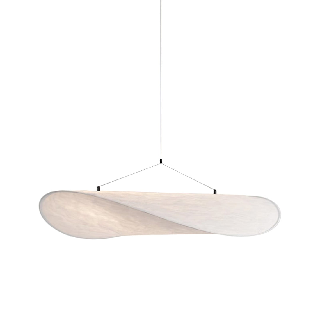 Cloudlike Mulberry Silk Plug-In Pendant Light