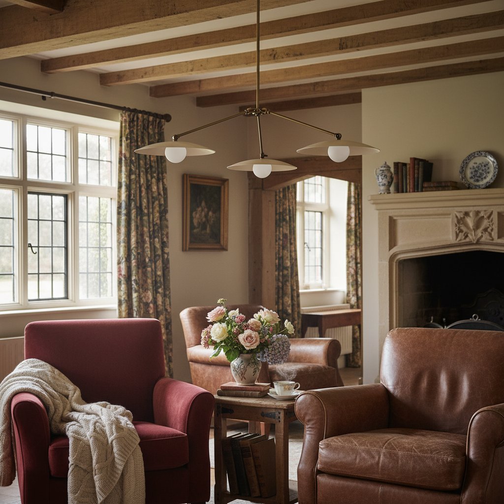 Curva Metall Antik Messing Kronleuchter - Moderne Industrielle Beleuchtung Anhänger