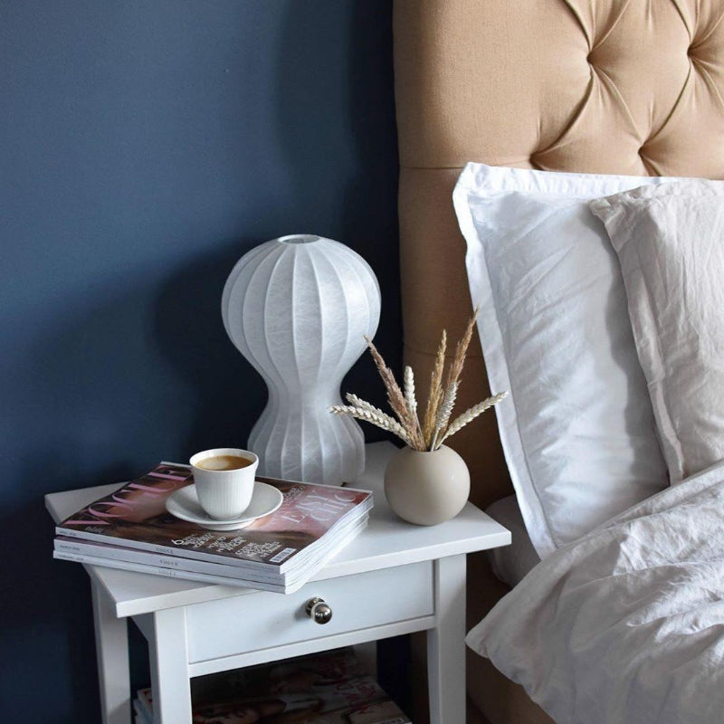 Hot Air Balloon Cocoon White Table Lamp