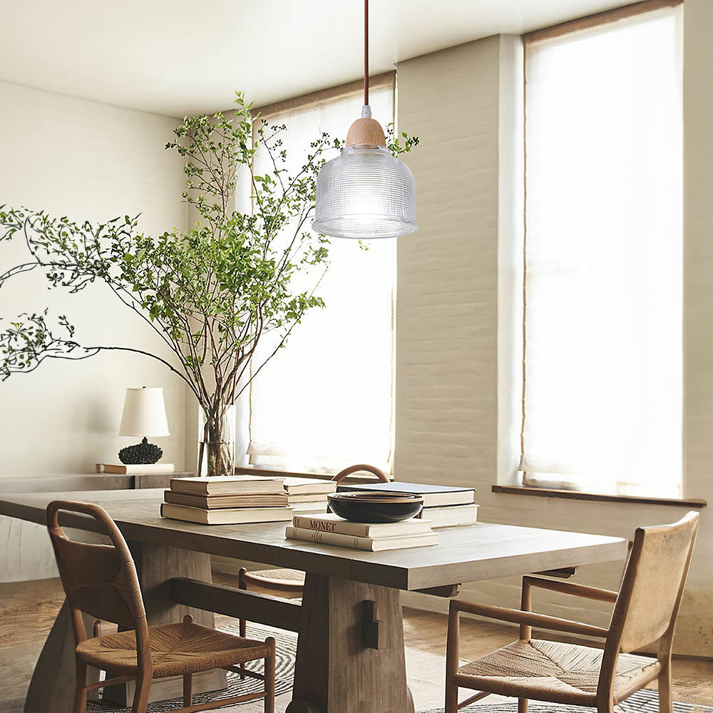 Retro Clear Glass Pendant Lights - Multiple Types for Hallway