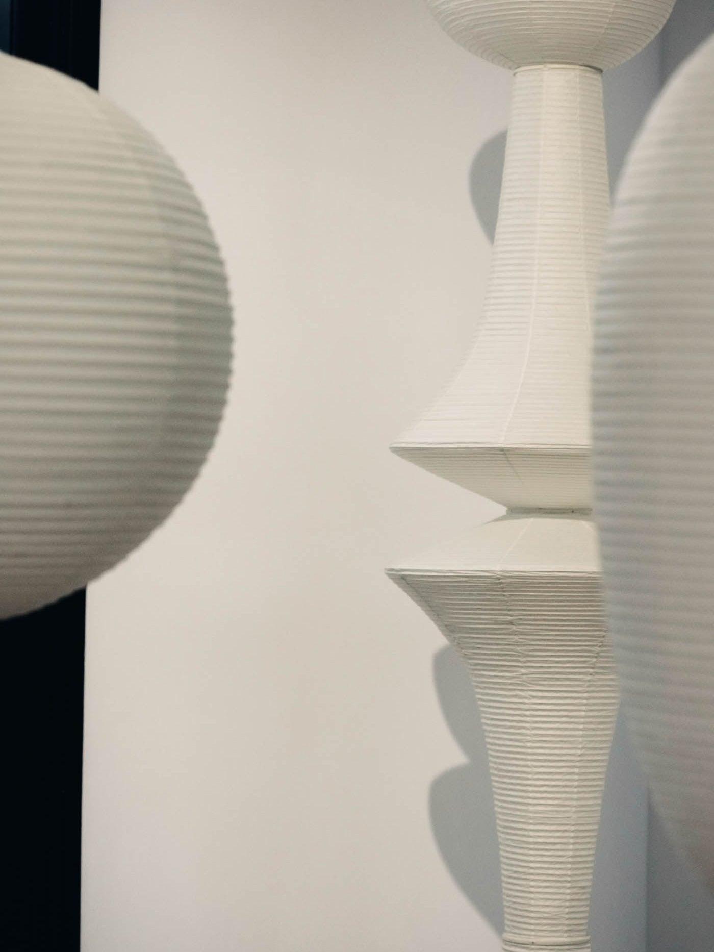 Washi Paper Pendant Light - Japanese Handcrafted Lamp for Living Room