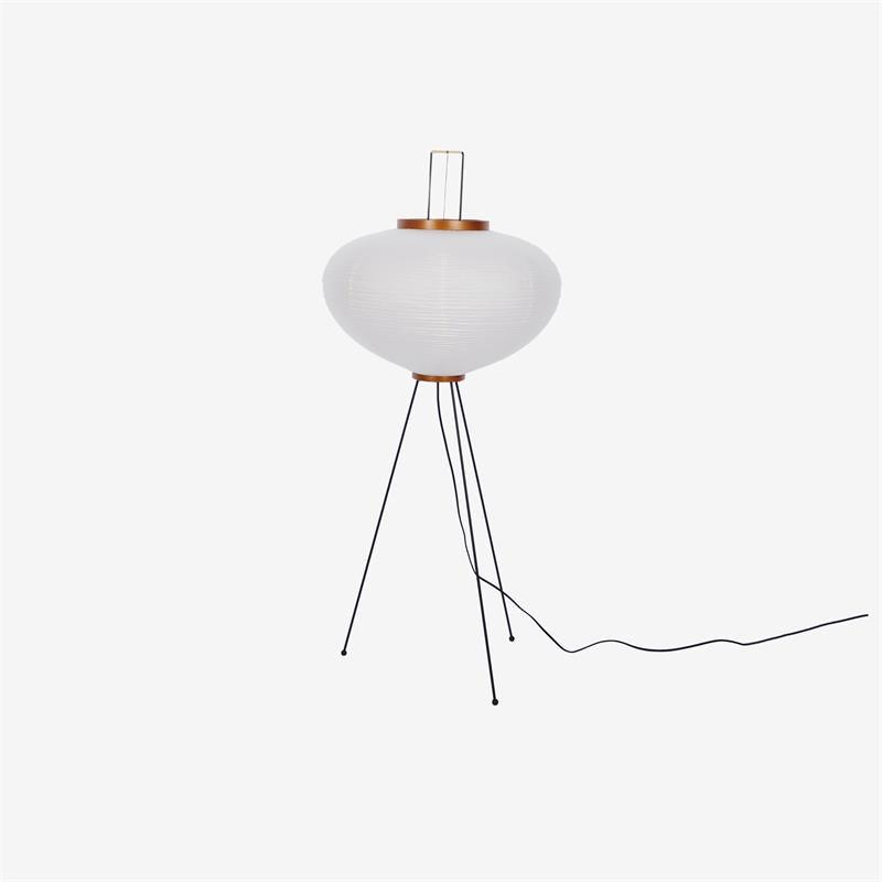Rice Paper Floor Lamp - Bamboo Frame Soft Light for Living Room