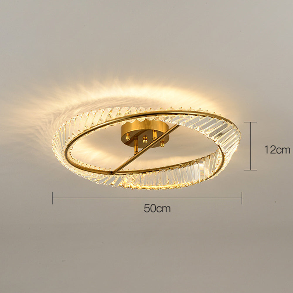 Crystal LED Ceiling Light – Modern Fixture for Stylish Bedrooms