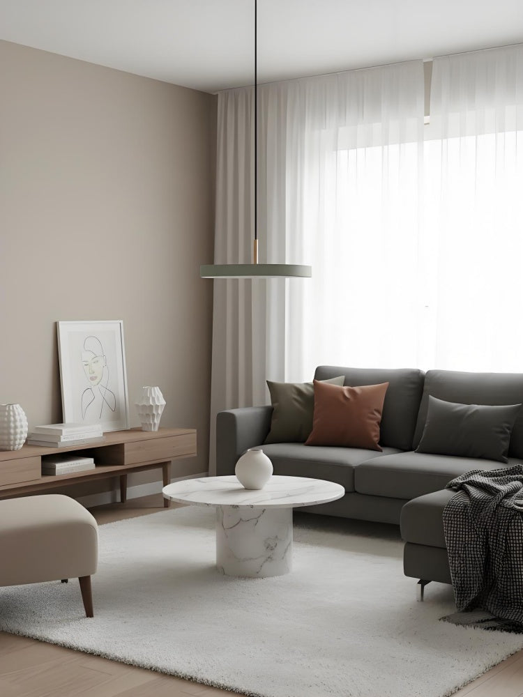 Asteria Minimalist Metal and Acrylic LED Pendant Light