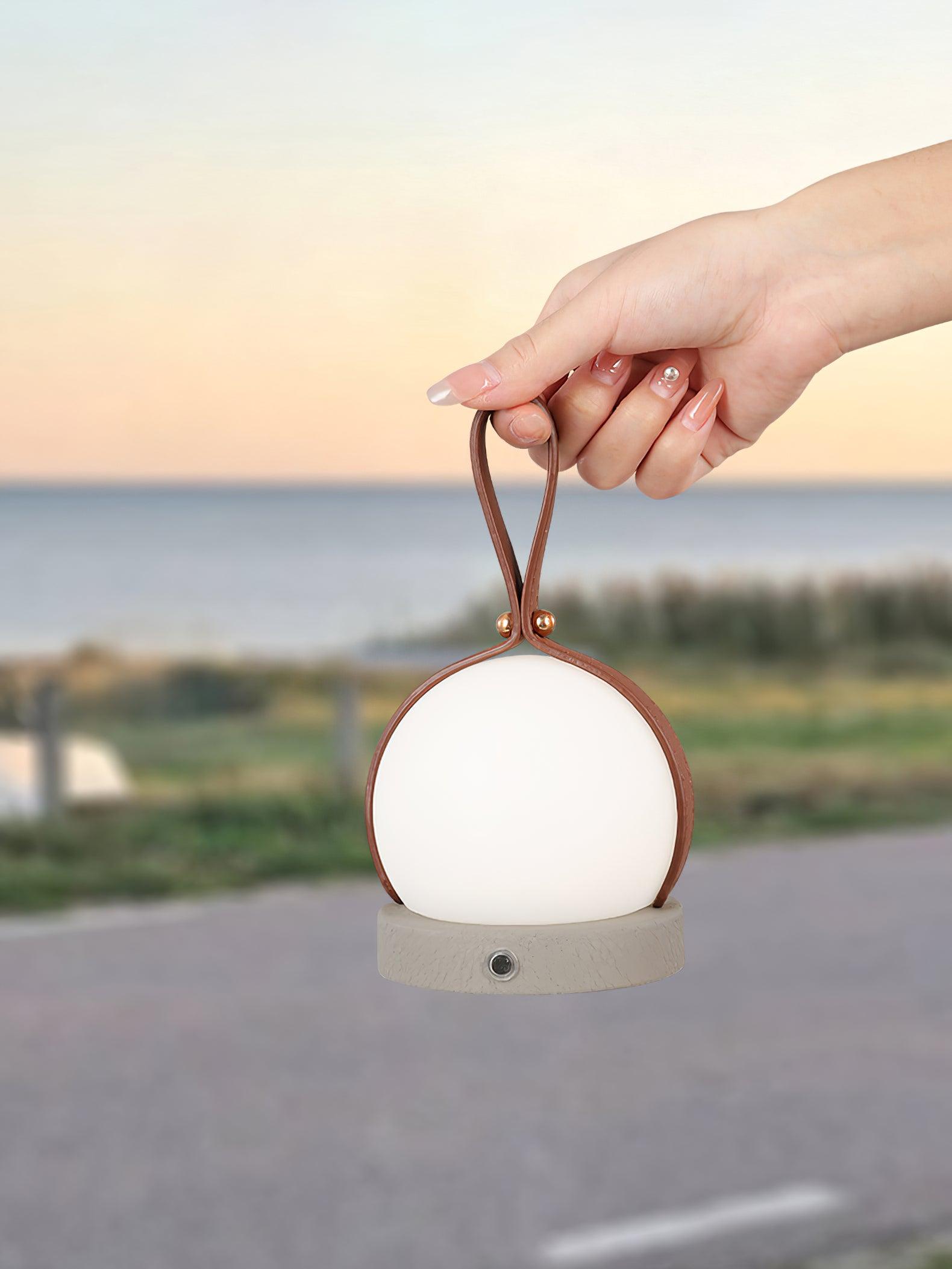 Laterne Tischlampe für den Innenbereich – Eingebaute Batterie Moderne Eisenbeleuchtung