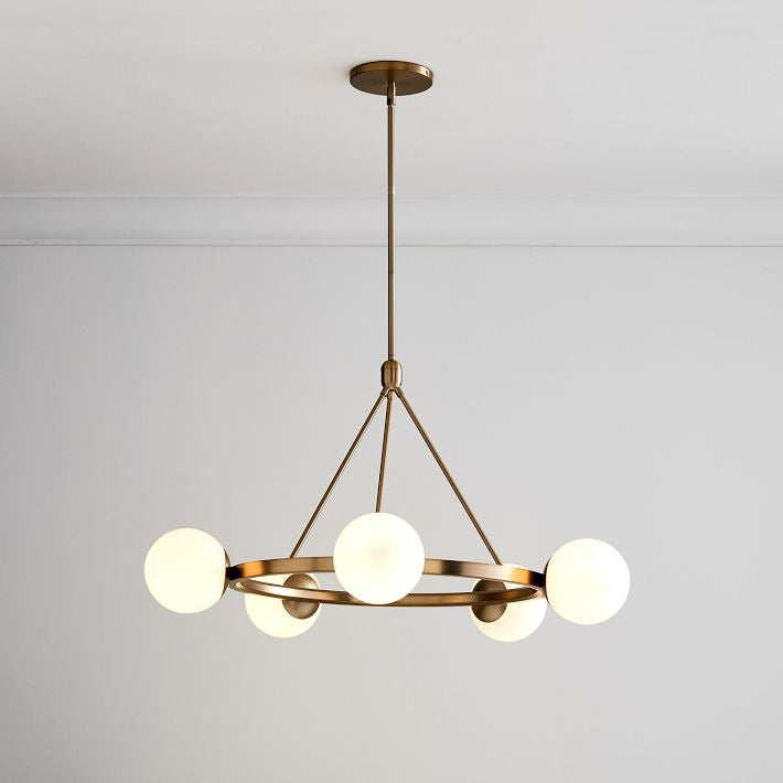 Brelia Round Light Chandelier - Modern Globe Chandelier in Stylish Design