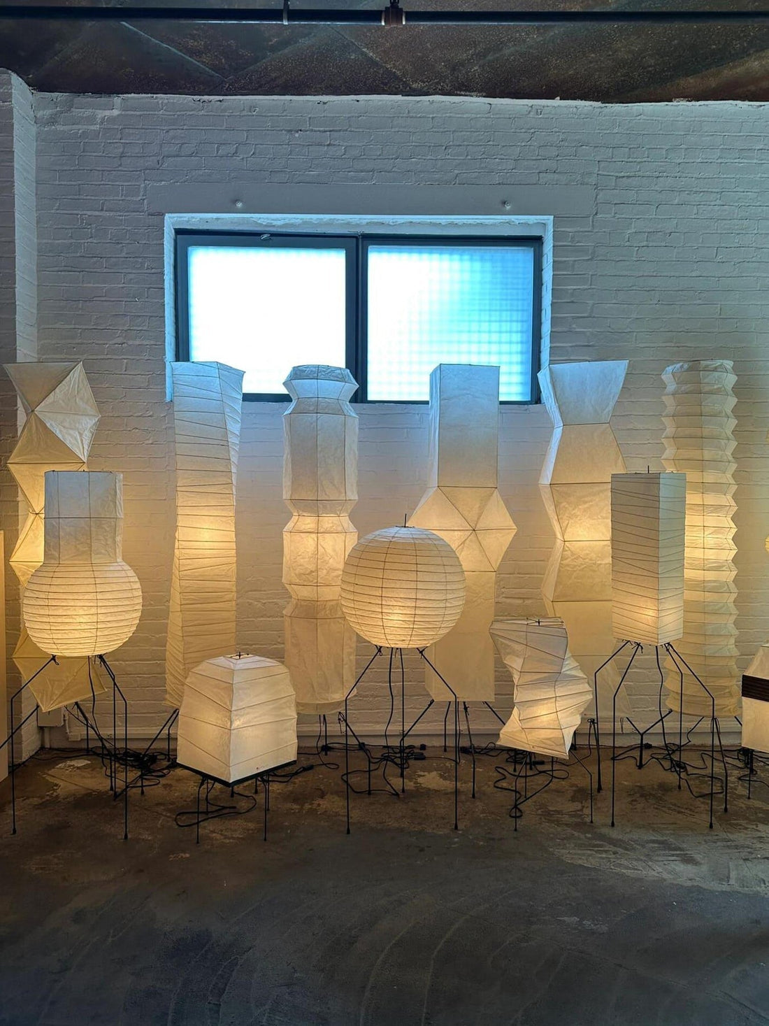 Reispapier-Laternen-Stehlampe – Moderne ovale Lampe für den Eingangsbereich