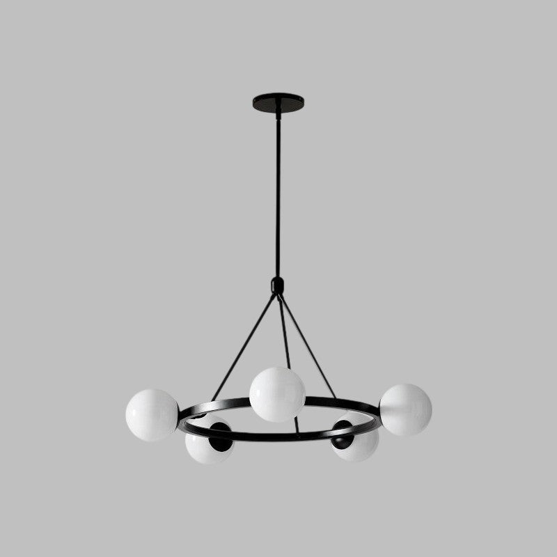 Brelia Round Light Chandelier - Modern Globe Chandelier in Stylish Design