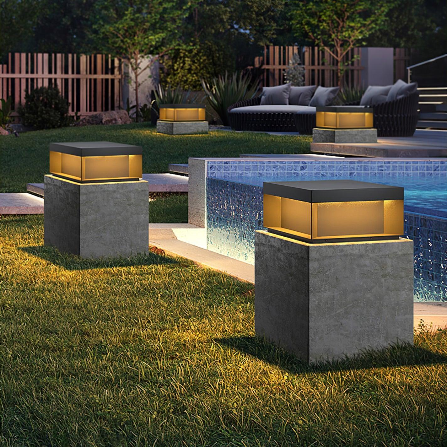 Outdoor Post Light - Durable Garden Lamp for Patio & Pathway