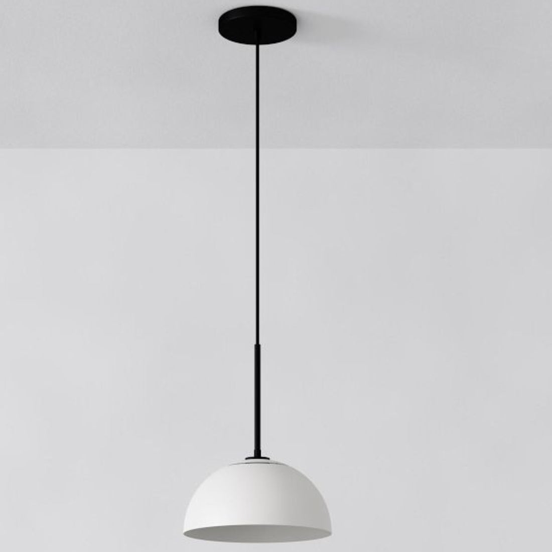 Parvion Sculptural Metal Pendant Light - Modern Bowl Lamp for Hallway