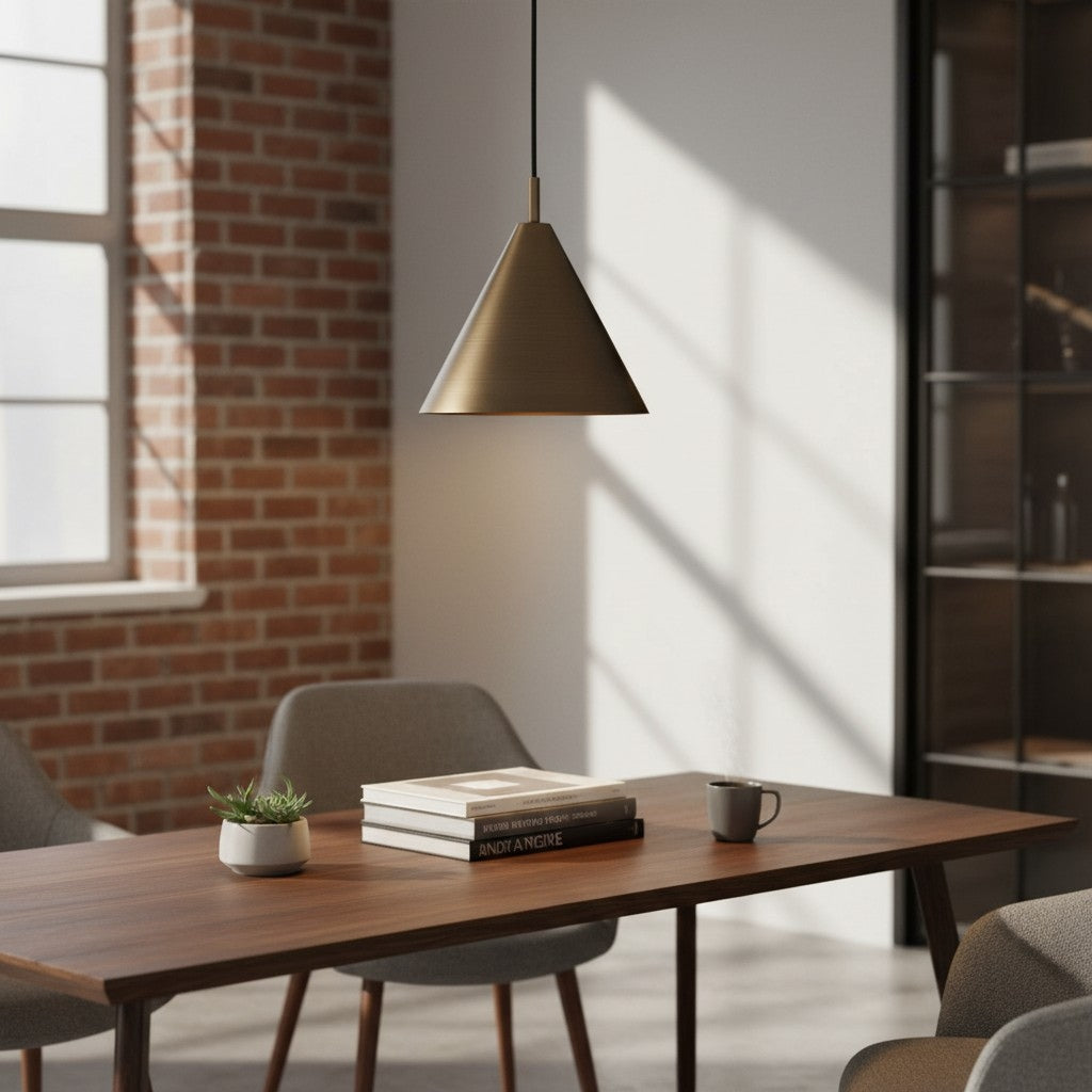 Oricone Pendant Light – Classic and Chic Design With Bronze or Brass Finish Perfect for Dining or Living Room