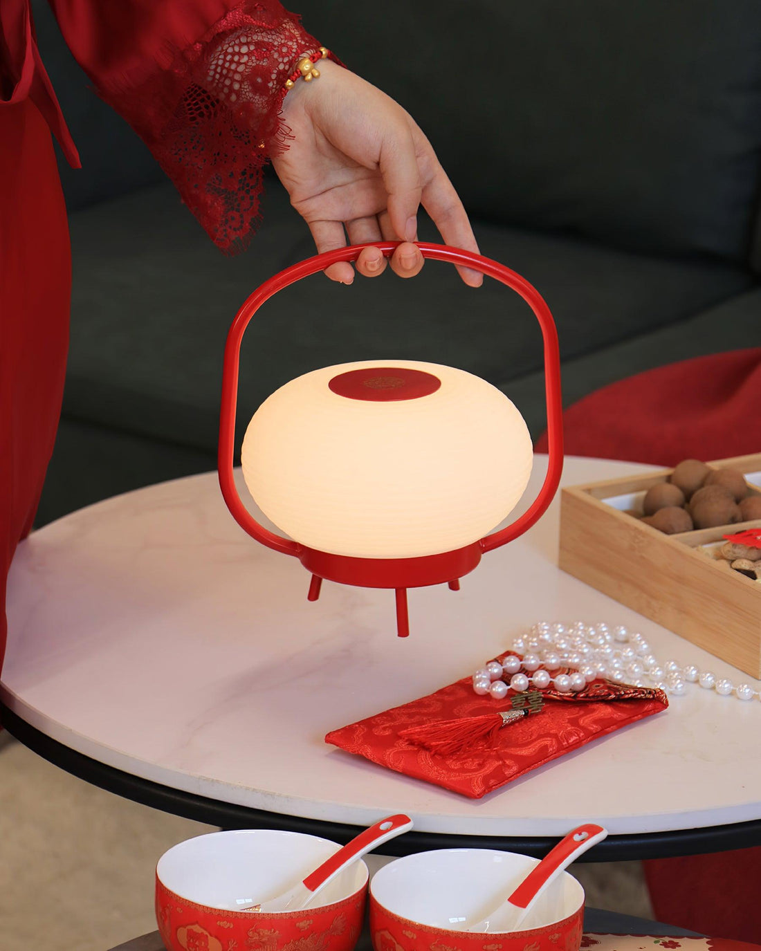 Portable Table Light - Retro Table Lamp Great for Any Setting