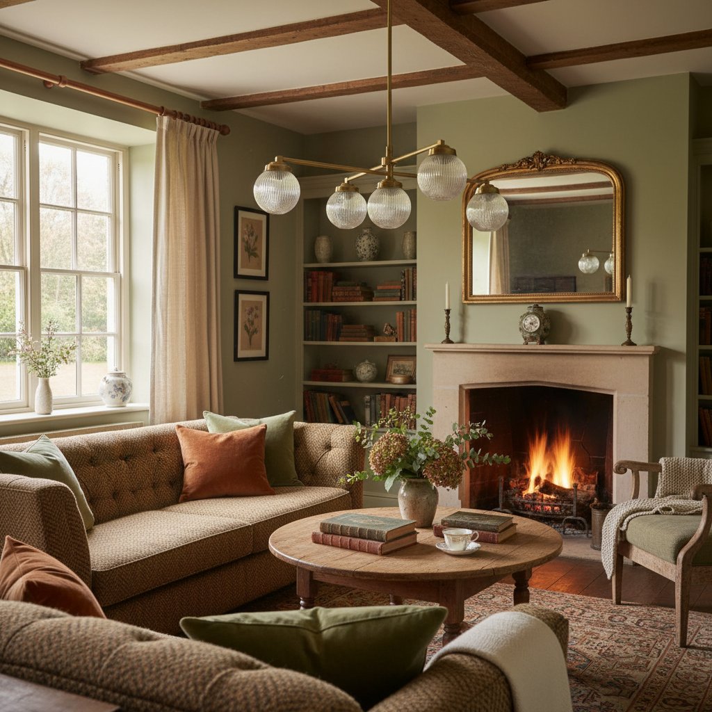 Glorica Glass Milchglas-Kugel-Kronleuchter – Moderne Beleuchtung aus Messing für das Wohnzimmer