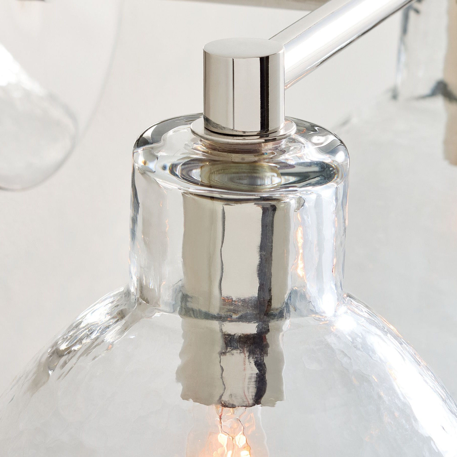 Glavira Recycled Glass Double Sconce - Indoor Brass Wall Lighting