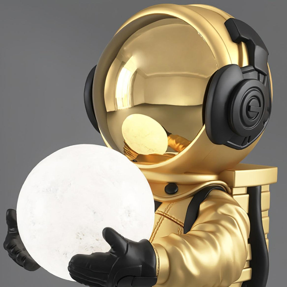 Astronaut Floor Lamp - Built-in Battery LED Light for Living Room Decor