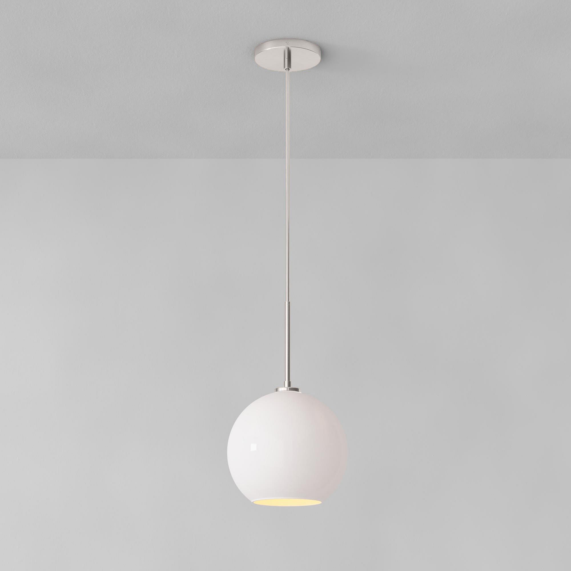 Selvion Sculptural Globe Pendant Light - Modern Glass Pendant Lamp - Sleek Design