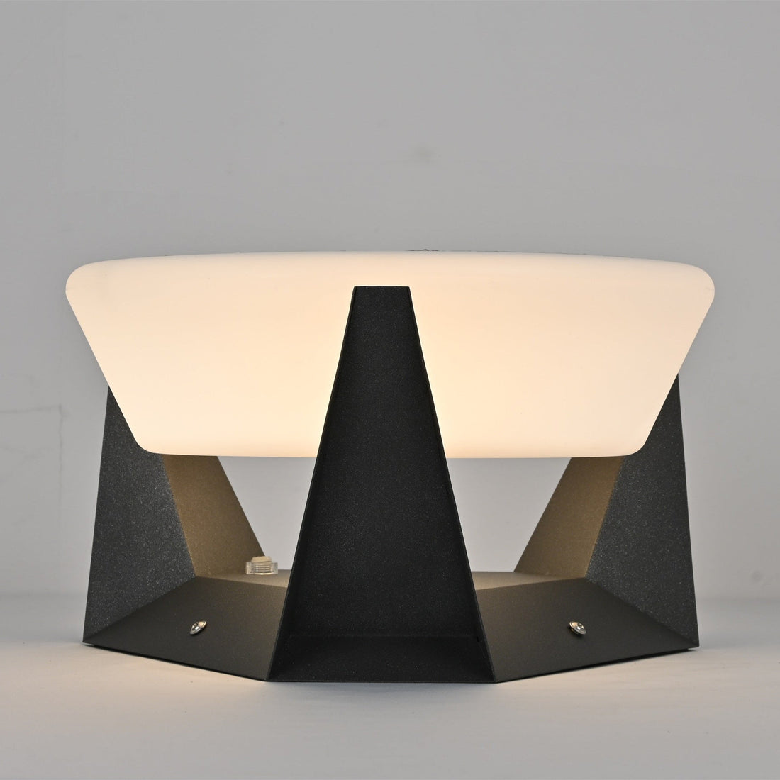 Solar Außenleuchte - Moderne geometrische LED Lampe für Garten &amp; Terrasse