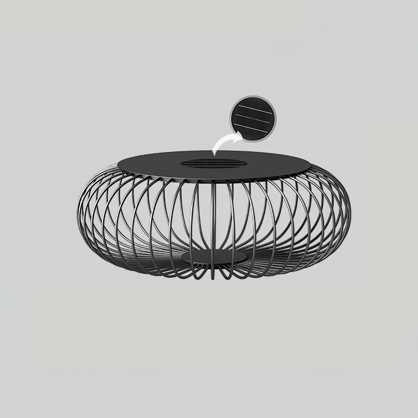 Meridiano Tischleuchte – Wiederaufladbares LED-Licht für Terrasse &amp; Garten