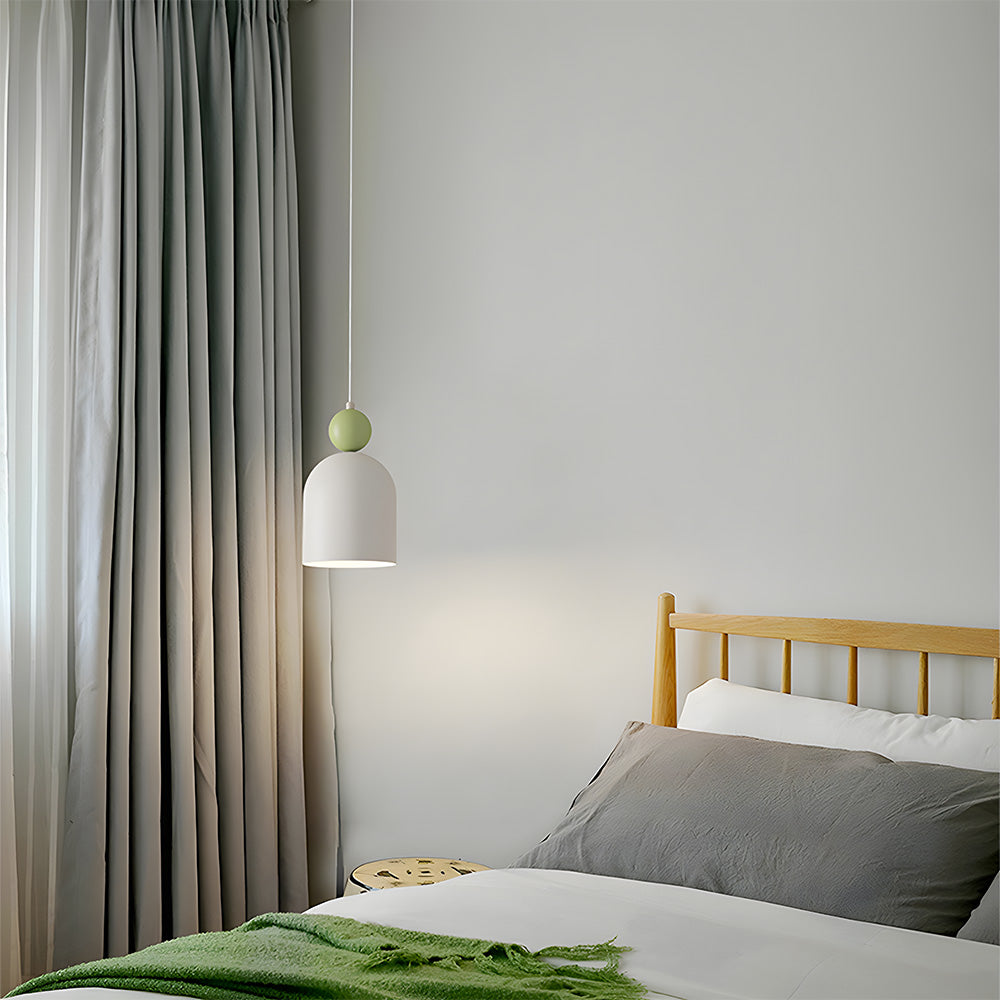 Iron Pendant Light - Compact Minimalist Living Room Lighting