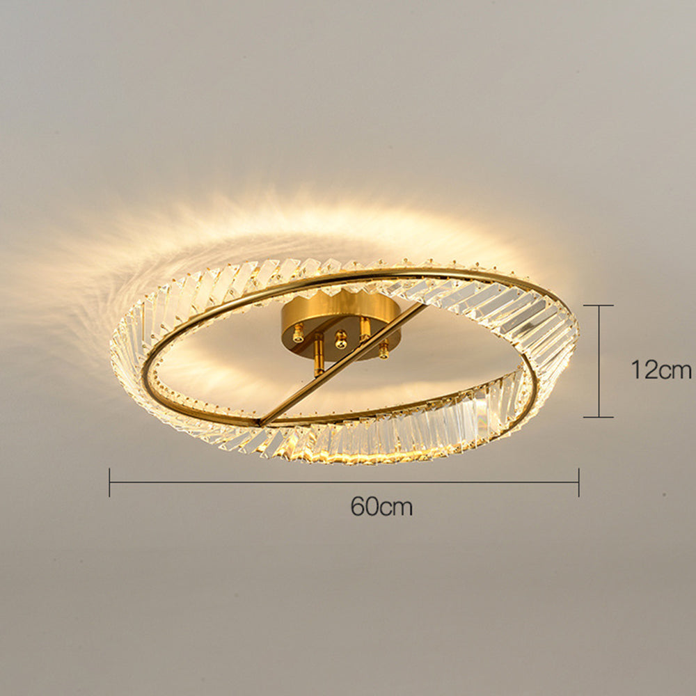 Crystal LED Ceiling Light – Modern Fixture for Stylish Bedrooms