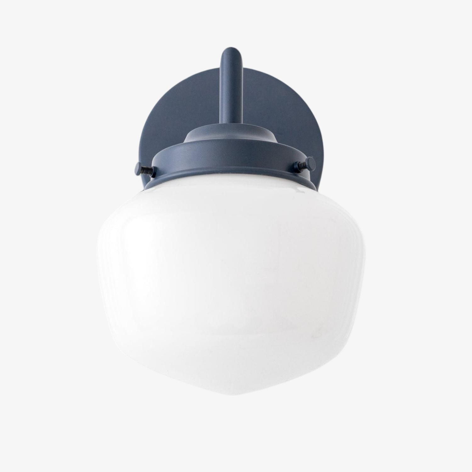 Opalume Glass Vanity Light - Vintage Inspired Bathroom Wall Lighting