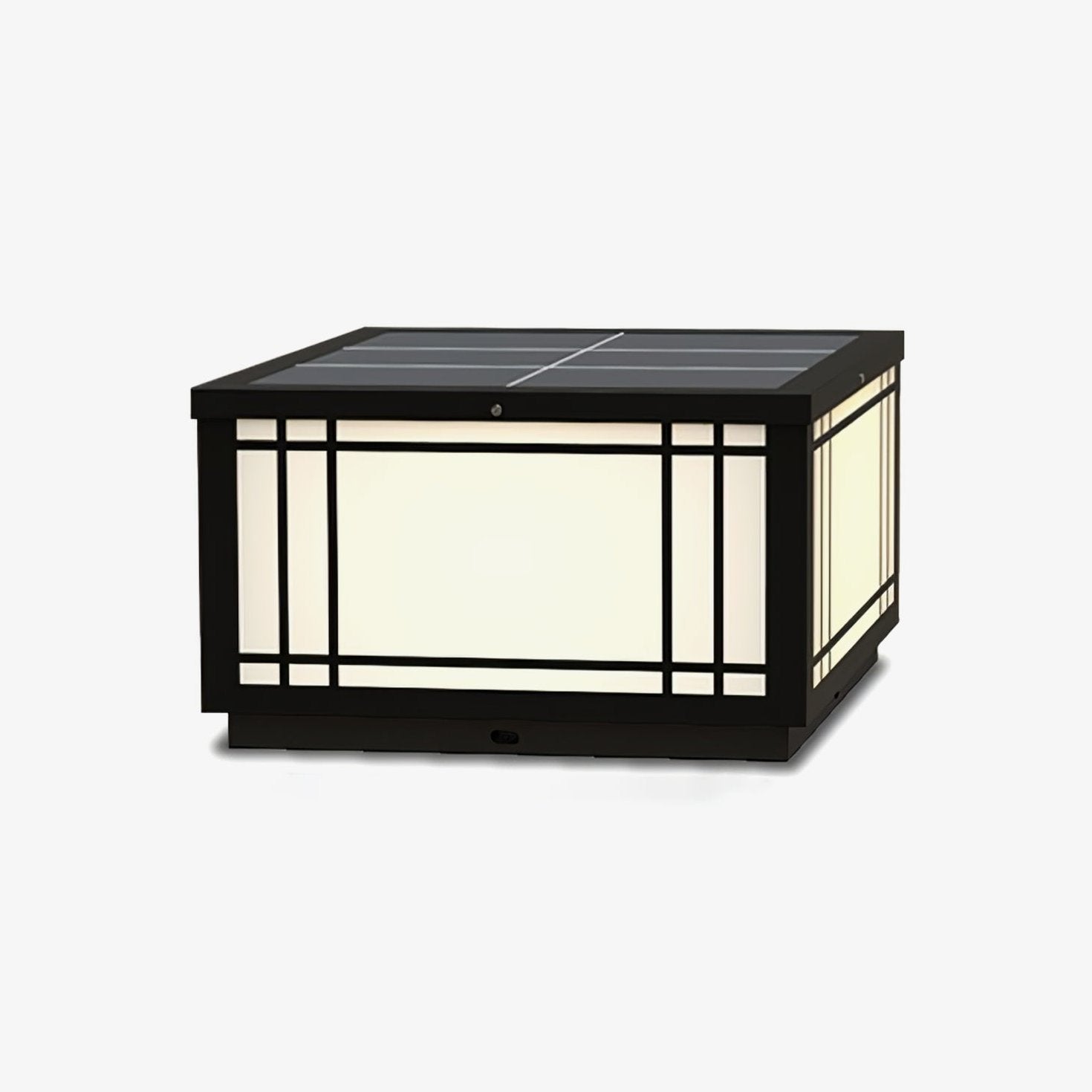 Solar Cube Laterne Außenlampe - Moderne Garten &amp; Terrasse Ambientebeleuchtung