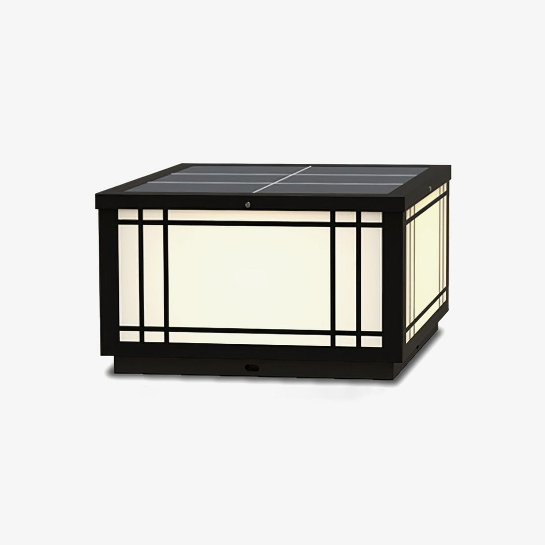 Solar Cube Laterne Außenlampe - Moderne Garten &amp; Terrasse Ambientebeleuchtung