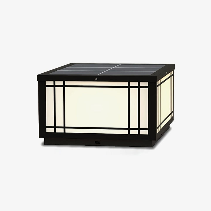 Solar Cube Laterne Außenlampe - Moderne Garten &amp; Terrasse Ambientebeleuchtung