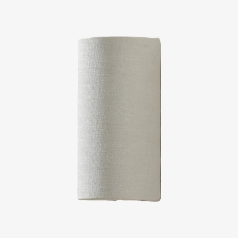 Linbron Linen Wall Sconce Natural Fabric Shade Modern Wall Light for Bedroom