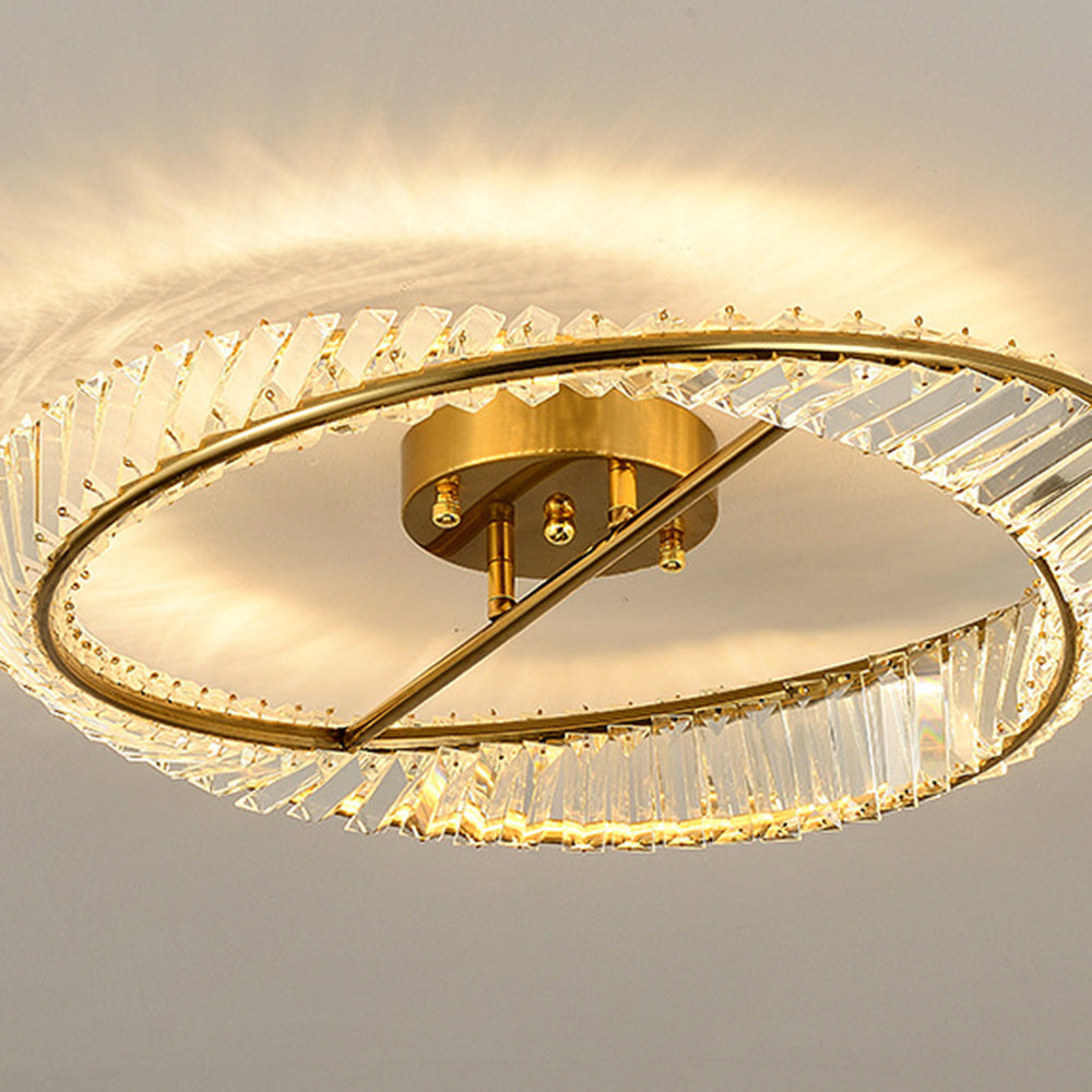 Crystal LED Ceiling Light – Modern Fixture for Stylish Bedrooms