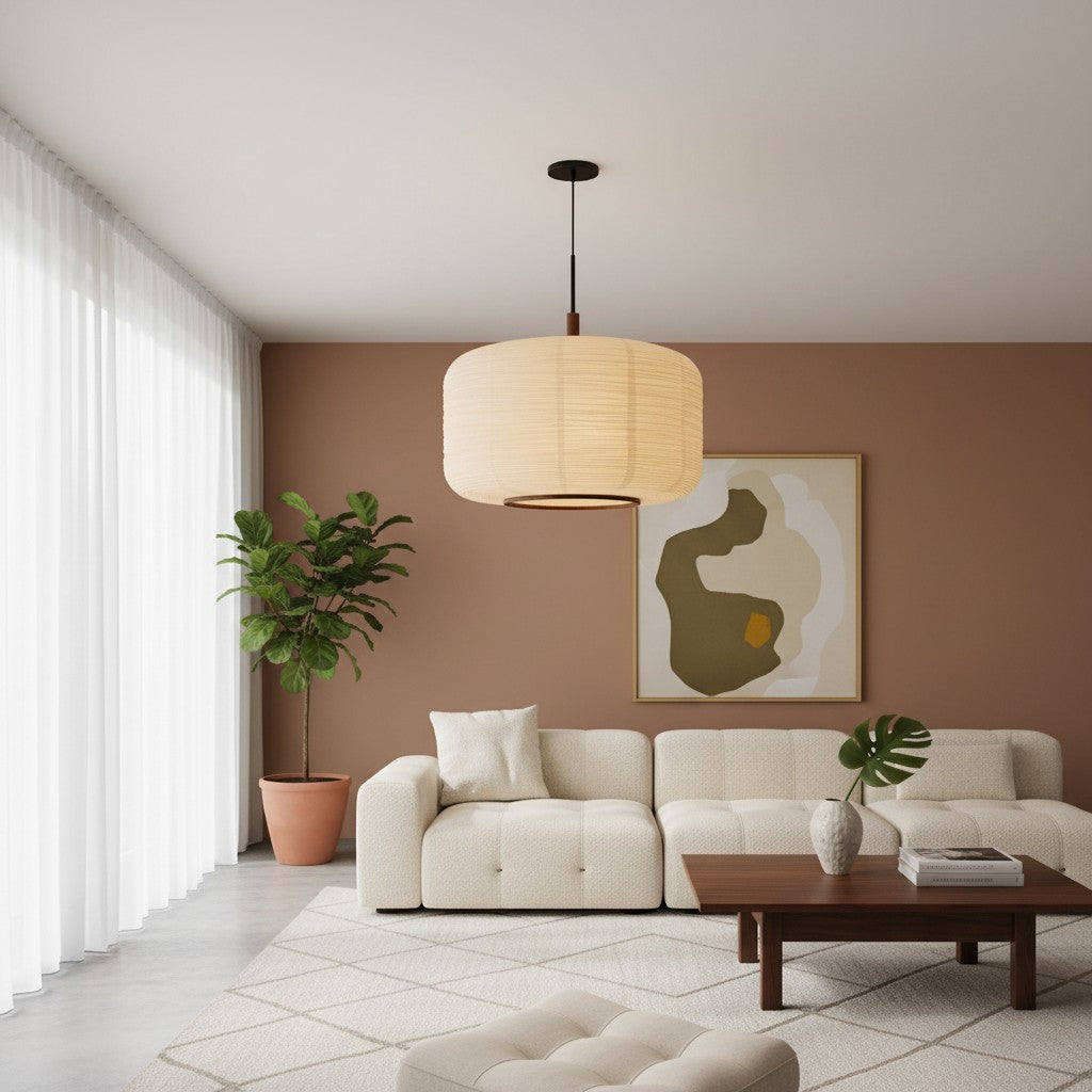 Tivo Pendant Light - Geometric Metal Design - Modern Ceiling Lighting for Dining Room or Kitchen