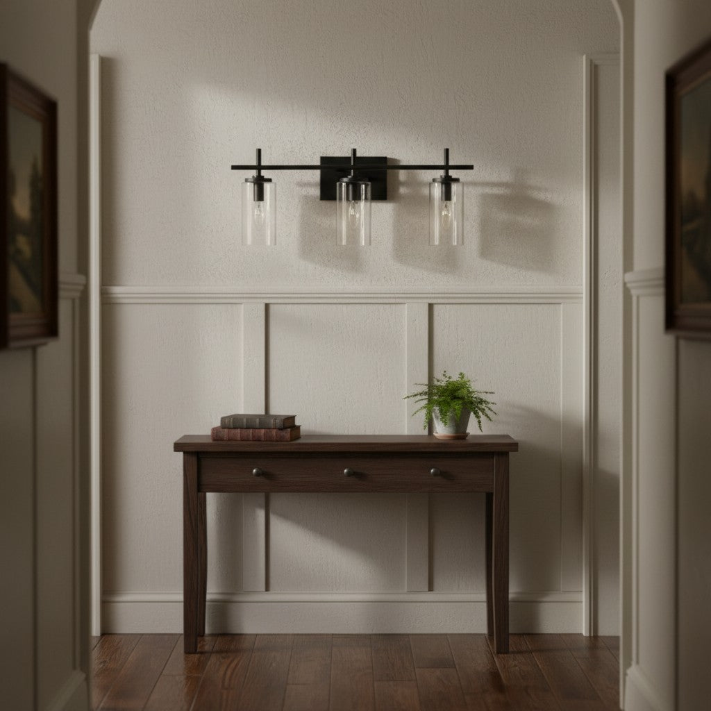 Trivella 3-Lights Wall Lamp - Linear Minimal Profile Contemporary Wall Lamp for Hallway