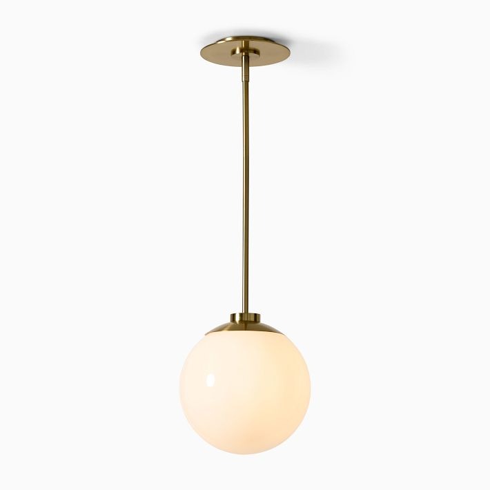 Rivolence Globe Pendant Light - Elegant Brass Lighting